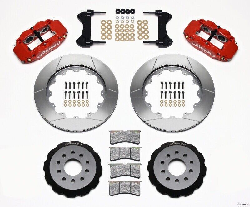 Wilwood 140-9834-R Forged Narrow Superlite 6R Big Brake Front Brake Kit