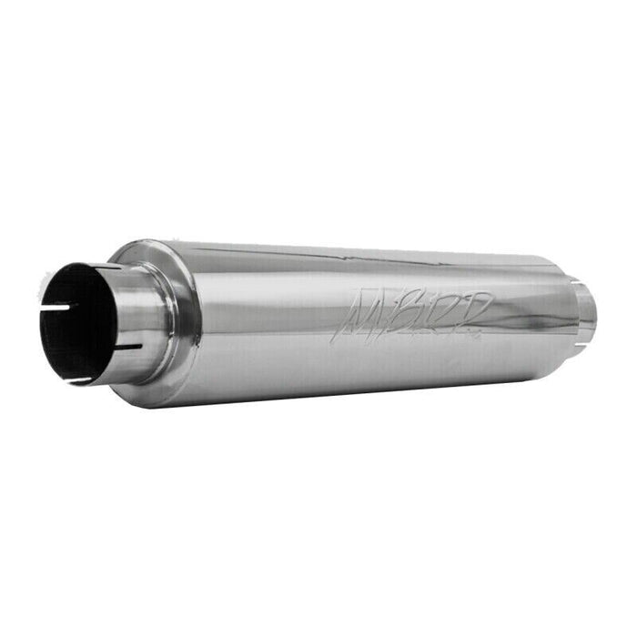 MBRP M1004S Quiet Tone Diesel Muffler Round 4" Inlet/Outlet Body L-24"