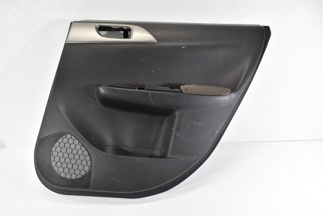 2008-2014 Subaru Impreza WRX STI Door Panel Cover Rear Right Passenger RH 08-14