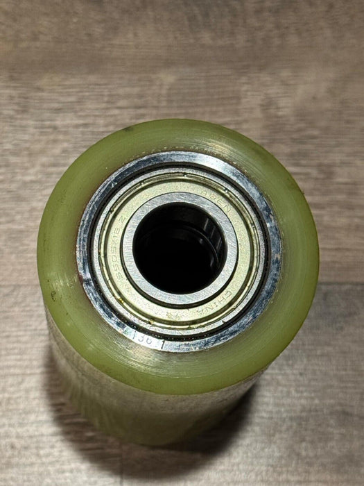 Poly  Wheel 3.25 X 6.50  Lime Green  8505/18Z Bearings