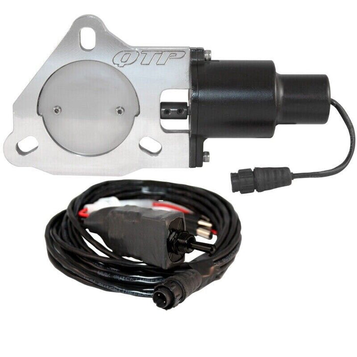 QTP QTEC30 3in Bolt-On QTEC Electric Cutout Valve - Single