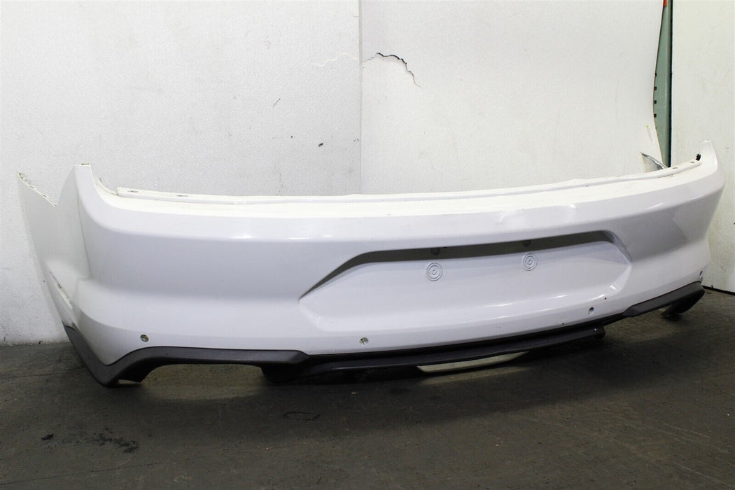 2020 Ford Mustang GT 5.0 Rear Bumper Cover Assembly Factory OEM White 18-22