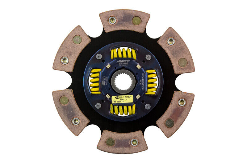 ACT 6220110 6 Pad Sprung Race Clutch Disc For Acura & Honda