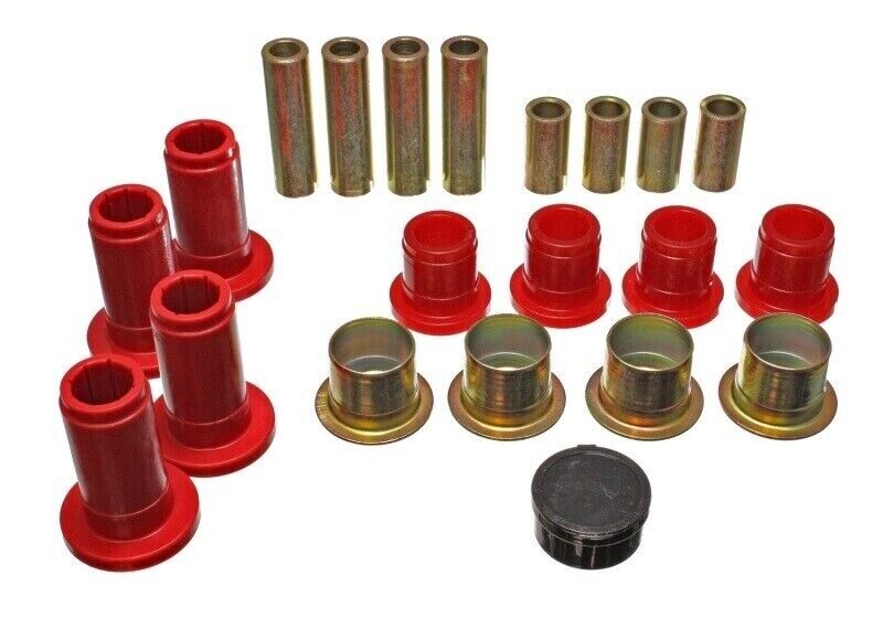 Energy Suspension Red 5.3124R Front Control Arm Bushing Set For 1994-2001 Dodge