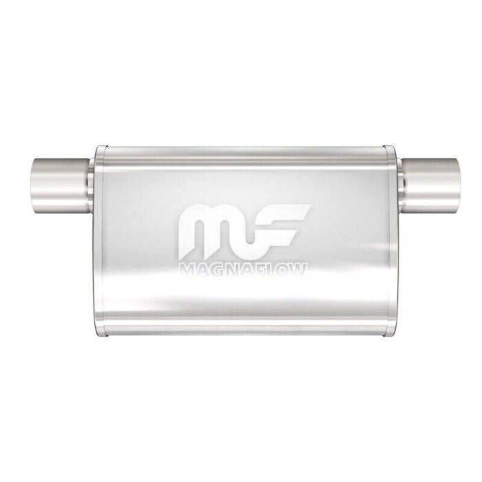 MagnaFlow 11375 Muffler 2.25" Inlet/2.25" Outlet Stainless Steel Natural Each