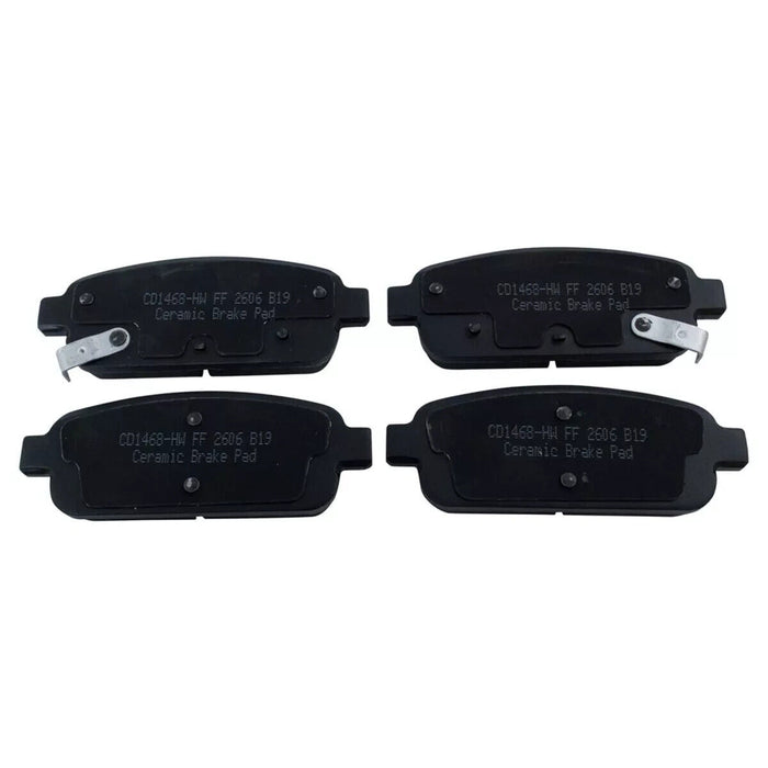 TRQ Premium Posi Ceramic Brake Pad Rear Set for Chevy Cruze Sonic Volt Encore