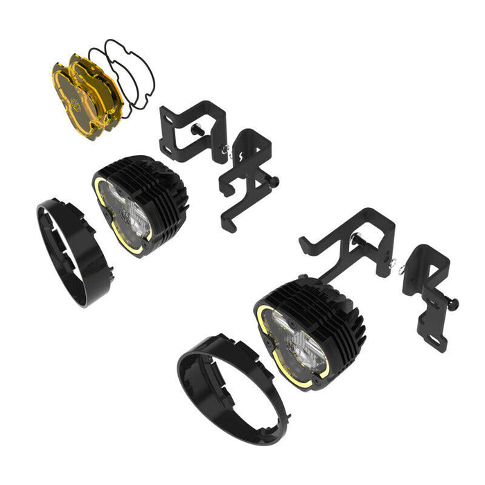 KC HiLiTES 97154 for FLEX ERA 3 Dual Mode SAE Fog Lights-2-Light Master Kit