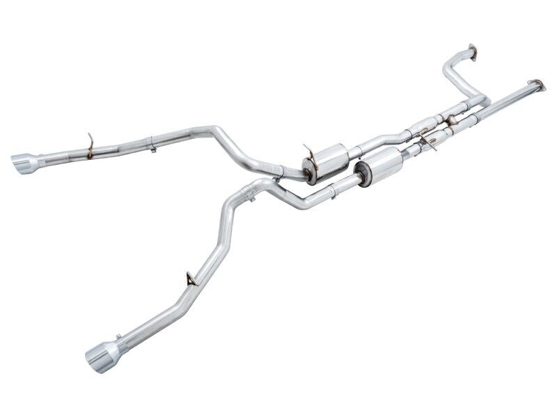 AWE 3015-32004 0FG Catback Exhaust System Kit For RAM TRX - Chrome Silver Tips