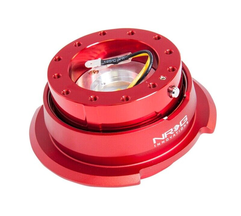 NRG SRK-280RD Quick Release Kit Gen 2.8 Red / Red Ring