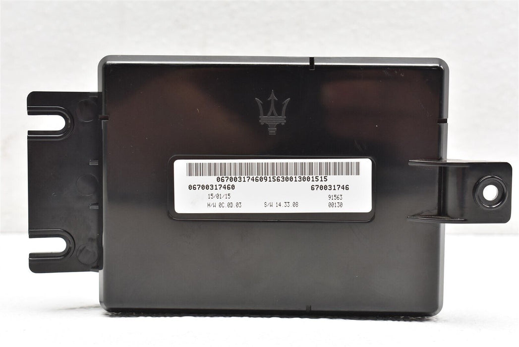 2016 Maserati Quattroporte S Q4 Chassis Control Module Unit 06700317460 14-18