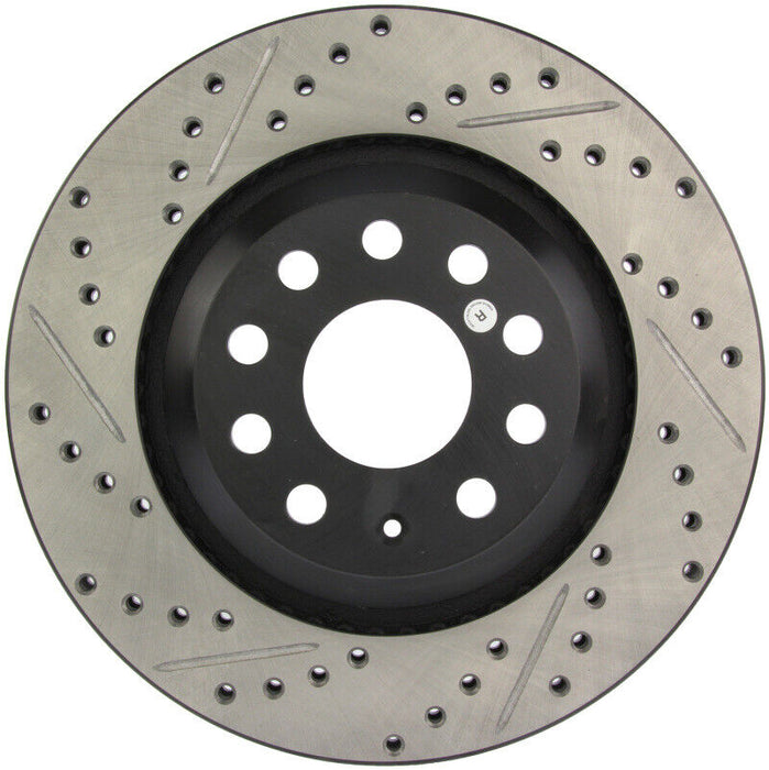 StopTech 127.33113R Sport Drilled & Slotted Rear Right Disc Brake Rotor