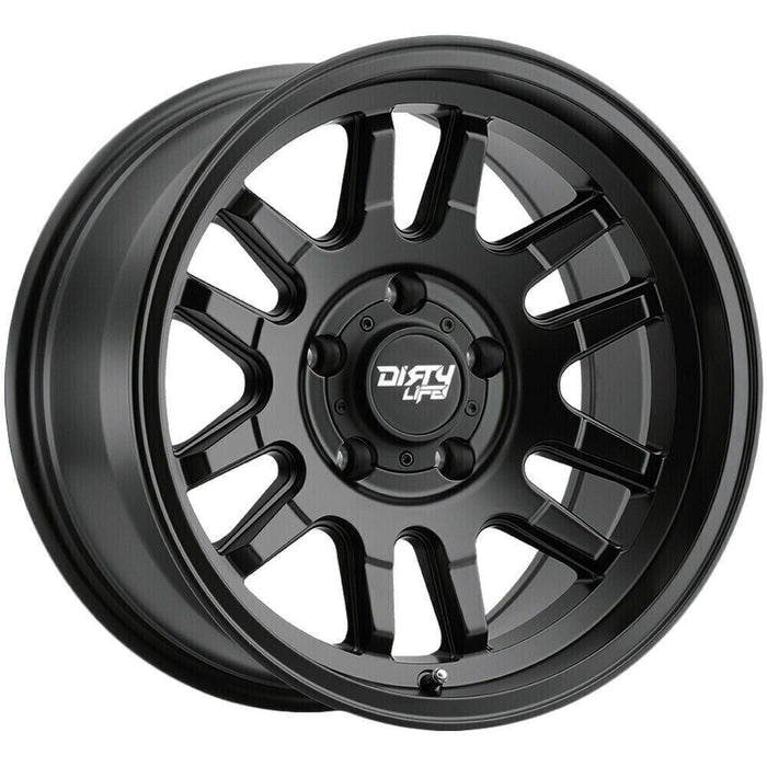 Dirty Life 9310 Canyon 17x9 6x5.5" -12mm Matte Black Wheel Rim 17" Inch