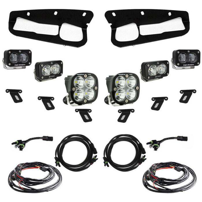 Baja Designs 448175 S2 SAE Pro Fog Pocket Light Kit Steel Bumper