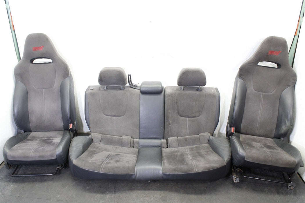 2008-2014 Subaru WRX STI Seat Set Front Rear Seats Factory OEM 08-14