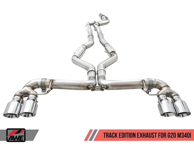 AWE 3020-43085 Track Edition Exhaust System Kit For BMW G2X M340i / M440i NEW