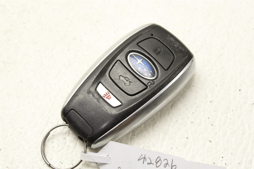 2018 Subaru BRZ MT Key Fob Button Clicker Model 14AHC USED 14-20