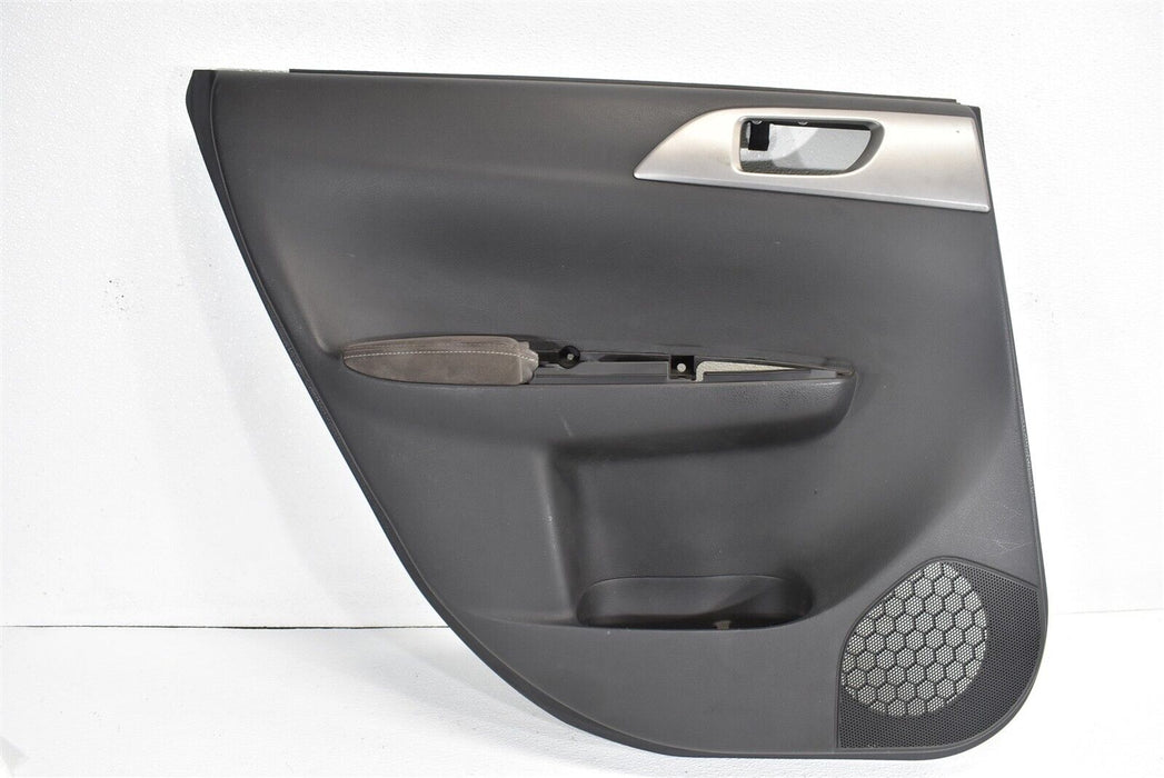 2008-2014 Subaru Impreza WRX STI Door Panel Trim Rear Left Driver LH OEM 08-14