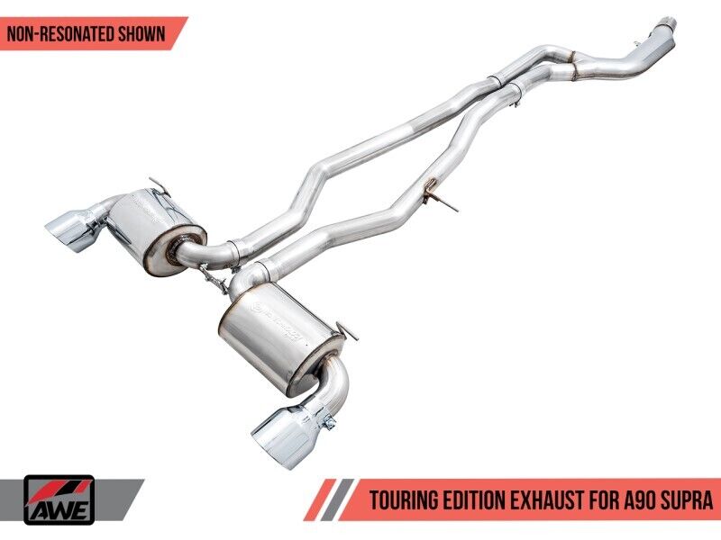 AWE 3020-32058 Tuning for AWE 2020 Toyota Supra A90 Non-Resonated Exhaust-5in