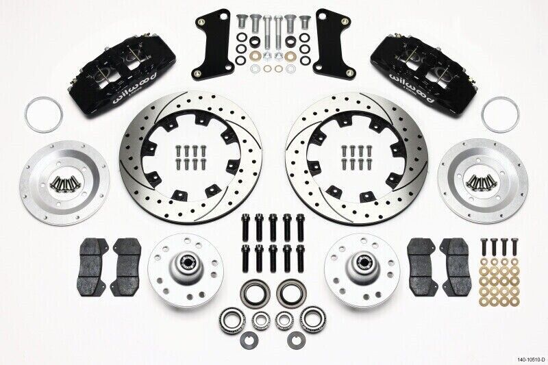 Wilwood 140-10510-D Forged Dynapro 6 Front Big Brake Kit Hub For Camaro 67-69