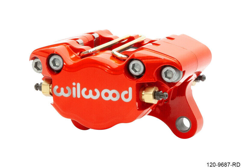 Wilwood 120-9687-RD Brake Caliper Dynapro Single 2-Piston Aluminum Red