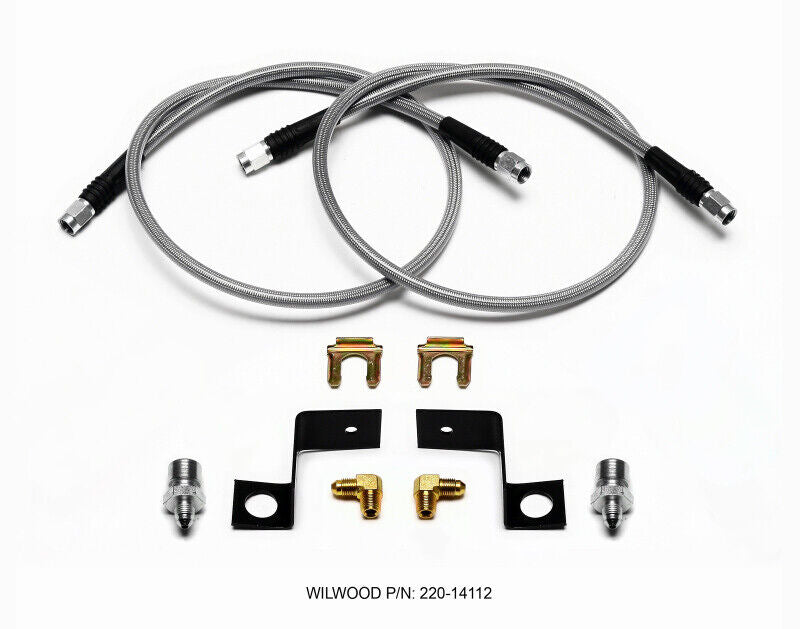 Wilwood 220-14111 30" Flexline Kit, Straight Outlet