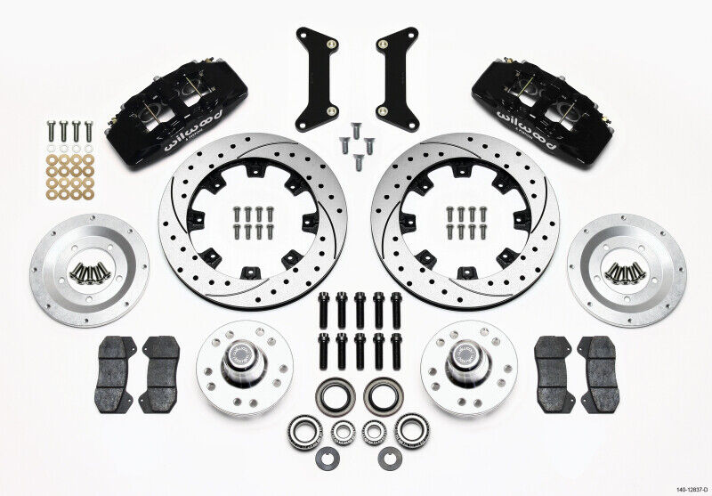 Wilwood 140-12837-D Forged Dynapro 6 Front Big Brake Kit Hub