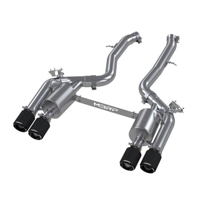 MBRP Exhaust S45023CF Armor Pro Resonator Back Exhaust System Fits 19-21 M2