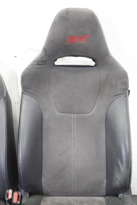 2008-2014 Subaru WRX STI Seat Set Front Rear Seats Factory OEM 08-14