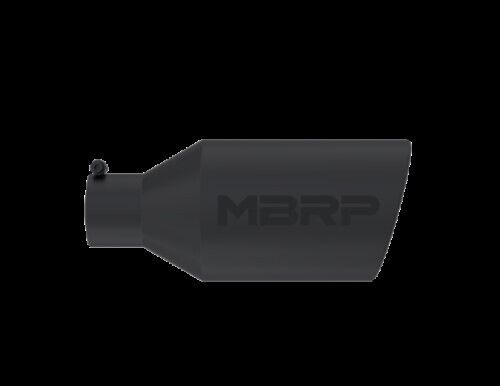 MBRP T5128BLK Black Series Exhaust Tip - 4" Inlet, 8" Outlet, 18" Length