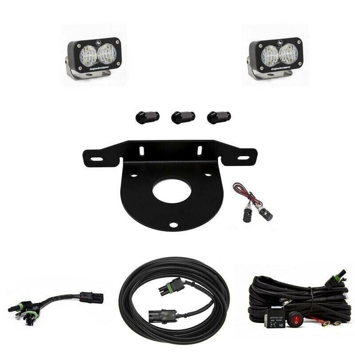 Baja Designs Dual S2 Sport W/C Reverse Kit w/Upfitter For 2021+ Ford Bronco