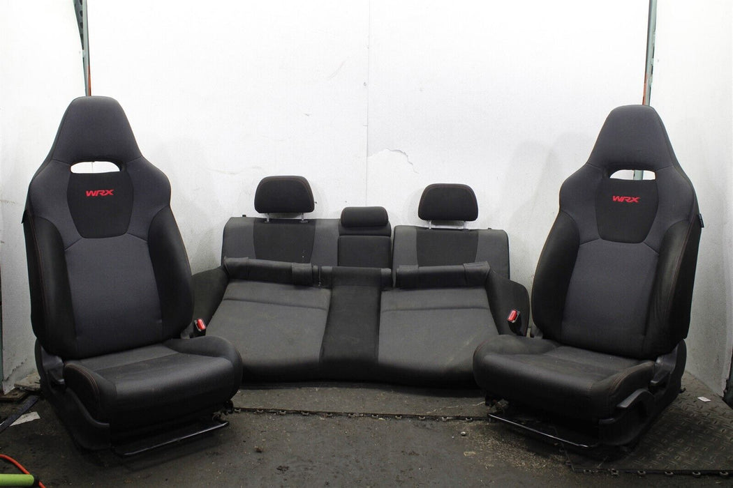 2008-2014 Subaru WRX Seat Set Front & Rear Seats Sedan Factory OEM 08-14