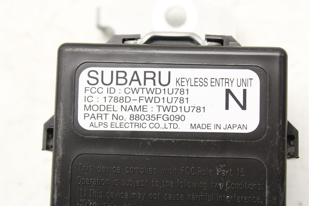 2011 Subaru WRX ECU Key Steering Column Speedometer Combo