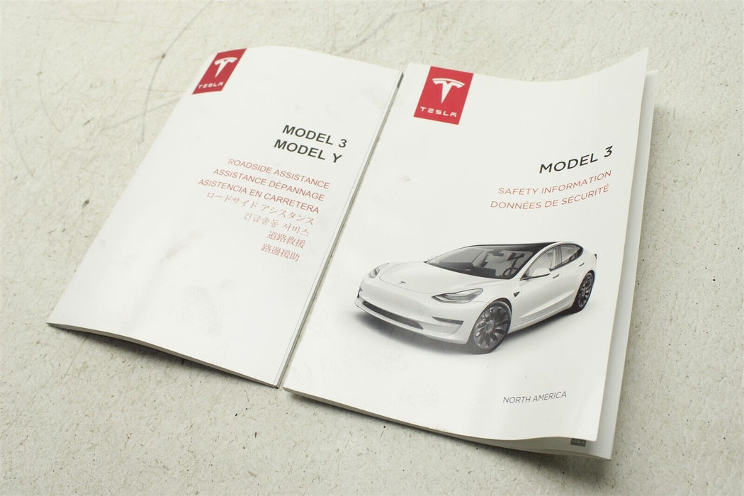 2021 Tesla Model 3 Safety Information Booklet Manual Factory OEM 17-21