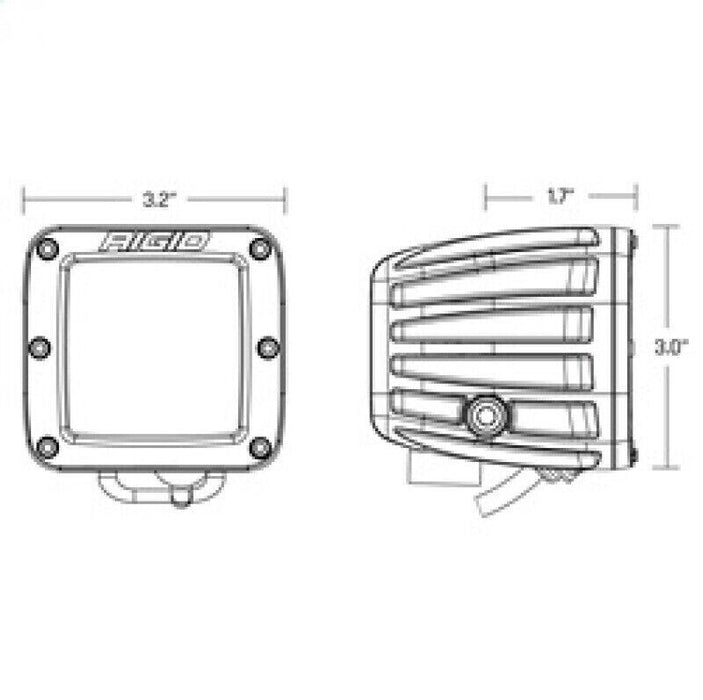 Rigid Industries 20252 D-Series Pro Spot Light