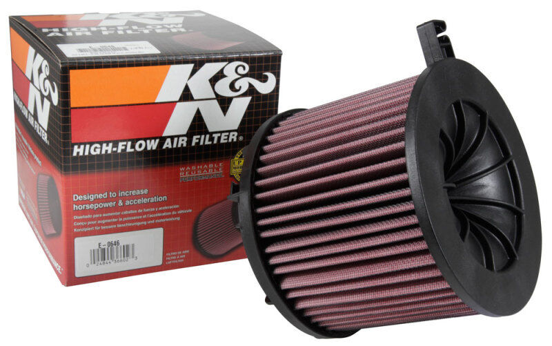 K&N E-0646 Replacement Air Filter for 2015-2023 Audi A4