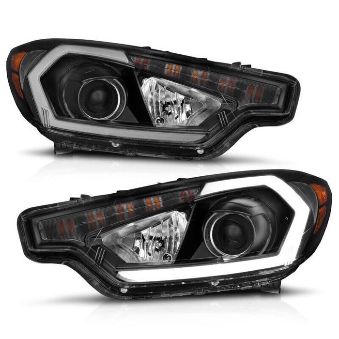 Anzo 121562 LED Headlight Left and Right Black Housing For Kia Forte 2014-2016