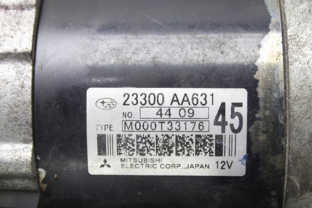 2015-2018 Subaru WRX Starter Motor Assembly Manual MT 23300AA631 OEM 15-18