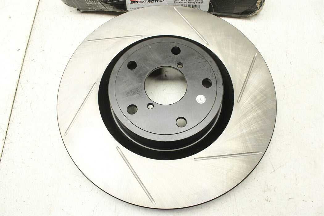 StopTech 126.47022SL Sport Slotted Brake Rotor For 08-14 Subaru STI 5x114.3