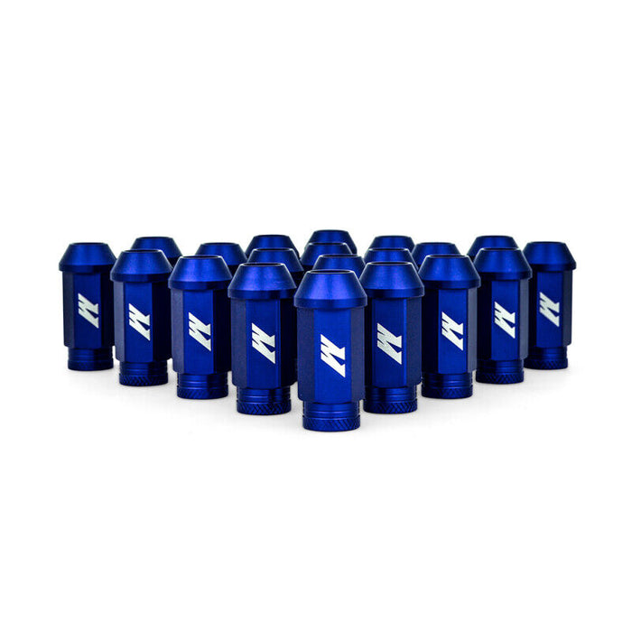 Mishimoto M12x1.5 Thread Size 20pc Set Blue Aluminum Locking Lug Nuts