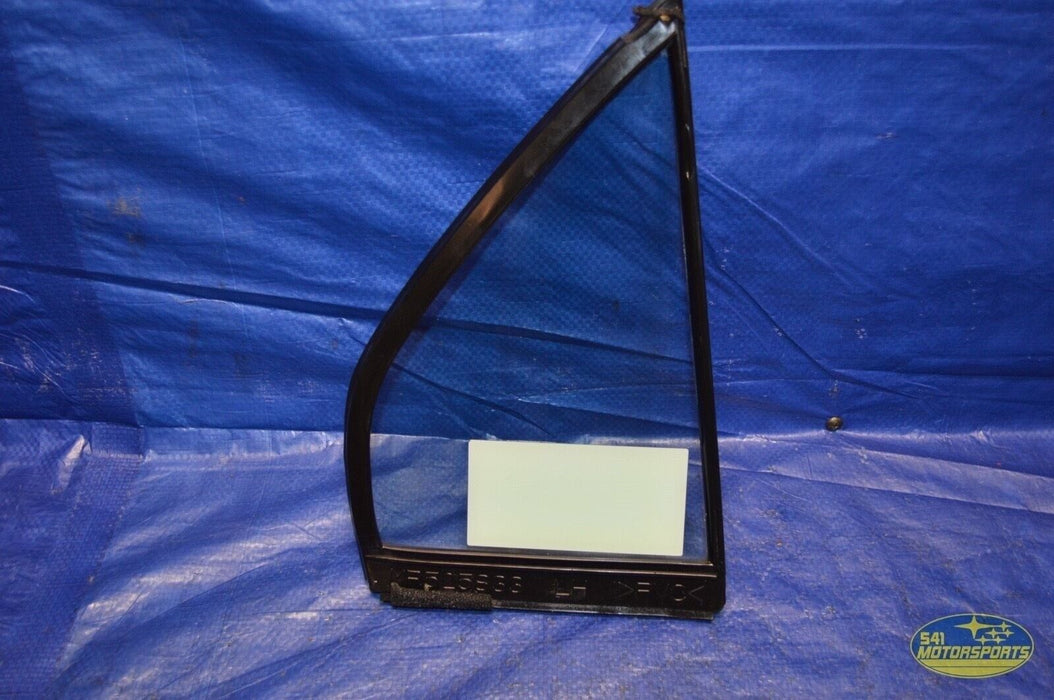 03-05 Mitsubishi Evolution 8 Quarter Window Glass Rear Left Driver LH 2003-2005