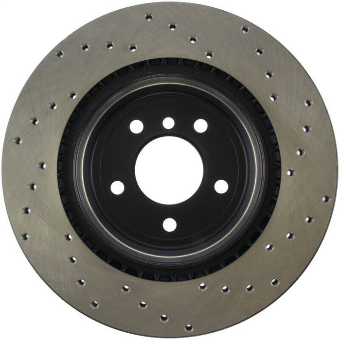 StopTech 128.34080R Sport Cross-Drilled Disc Brake Rotor