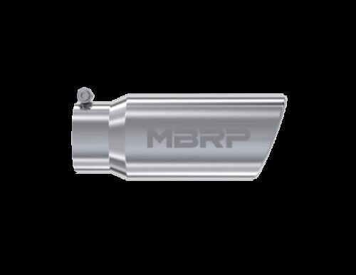 MBRP T5051 Stainless Steel Angled Rolled End Round 5 inch Universal Exhaust Tip