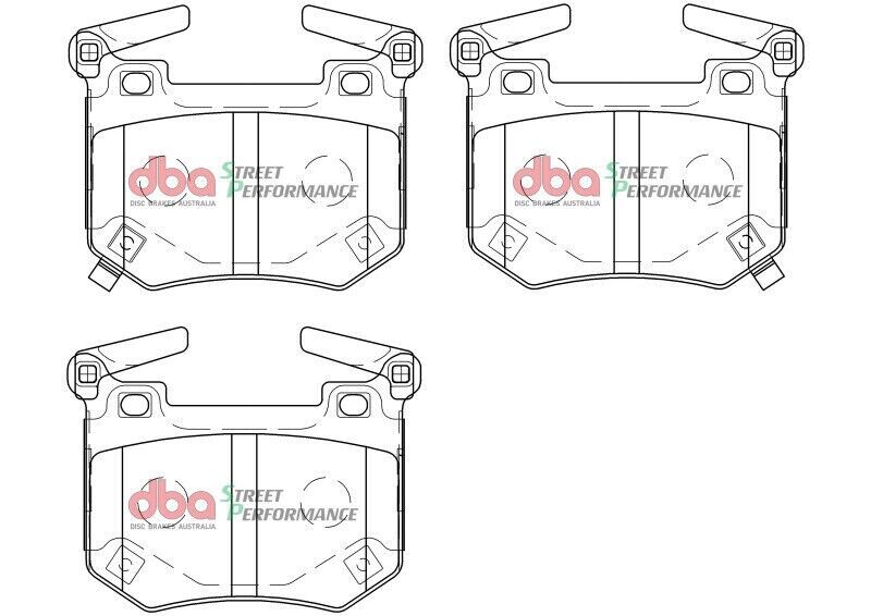 DBA SP Performance Rear Brake Pads For 2018+ Kia Stinger V6 Twin Turbo