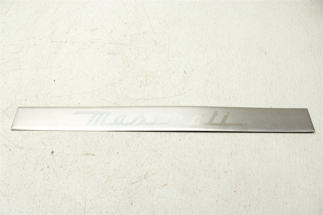 2015 Maserati Ghibli Lower Door Sill Trim Cover Assembly Factory OEM 14-19