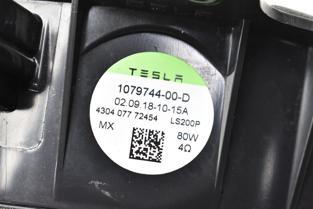 2017-2019 Tesla Model 3 Front Door Speaker Left or Right 107974400D OEM 17-19
