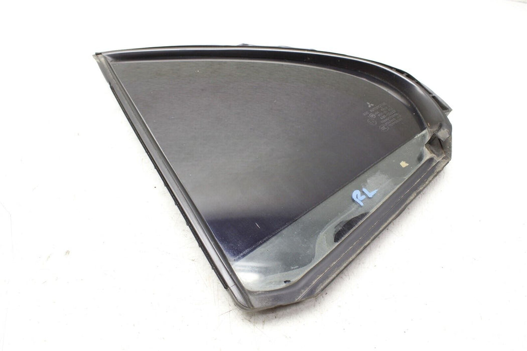 2015 Mitsubishi Lancer Evolution Evo Driver Rear Left Window Quarter Glass 08-15