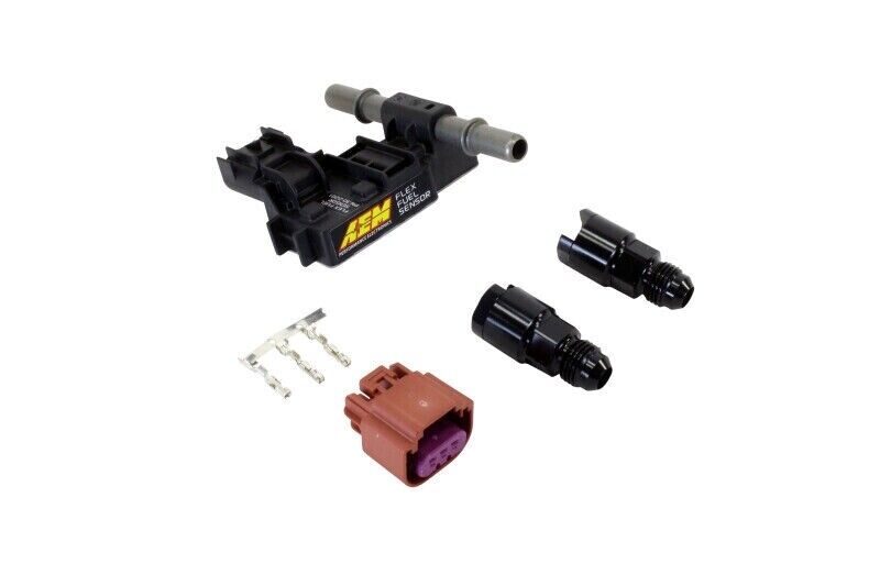 AEM 30-2201 Flex Fuel Ethanol Content Sensor Kit -6AN to 3/8'' Adapter Fittings