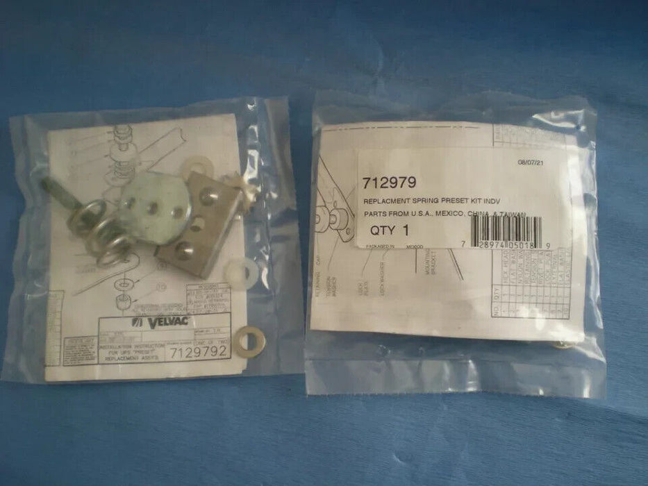 ( Lot Of 2 ) Velvac Spring Preset Pivot Repair Kit  712979