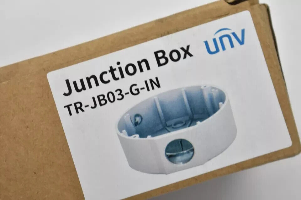 Uniview Fixed Dome Junction Box TR-JB03-G-IN White Aluminum Device Accessory