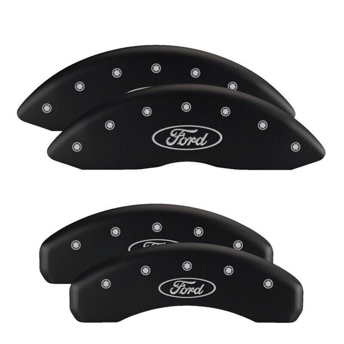 MGP 10197SMG2BK Gloss Black Caliper Covers For 06-09 Ford Mustang